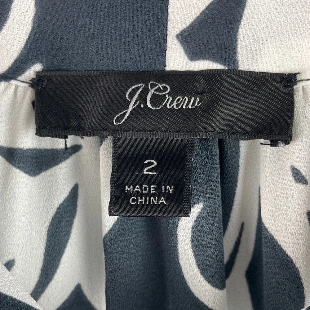 J. Crew Floral Blouse Size 2